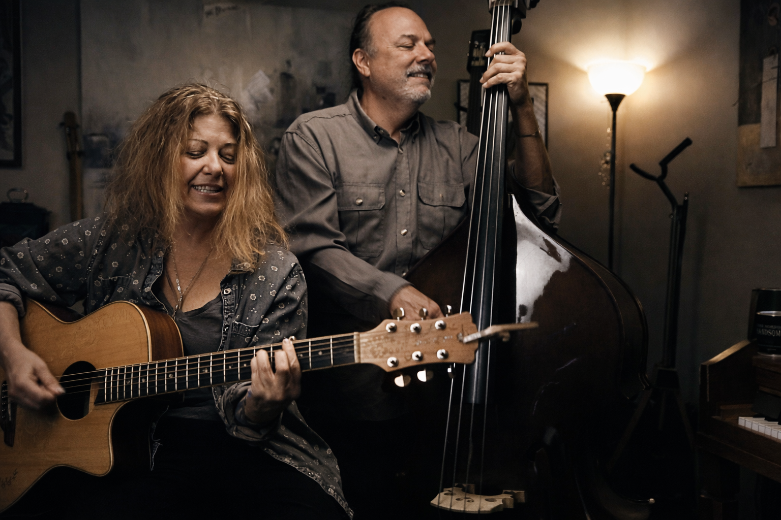 Bass and Blades — Jeannie Caryn & Rick Reese